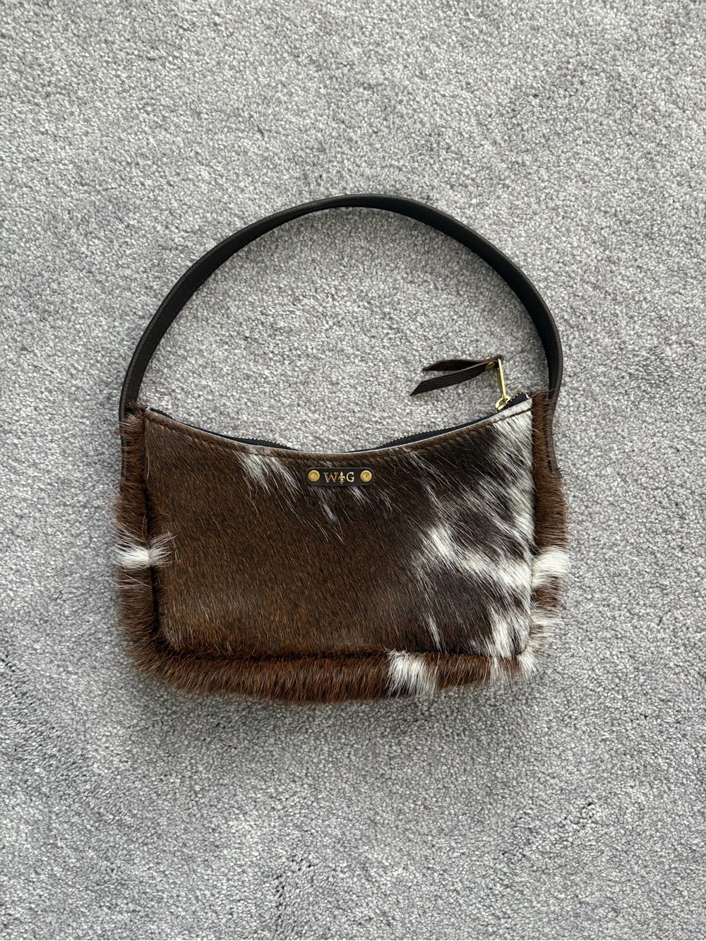 W&G Real Cowhide Shoulder Bag